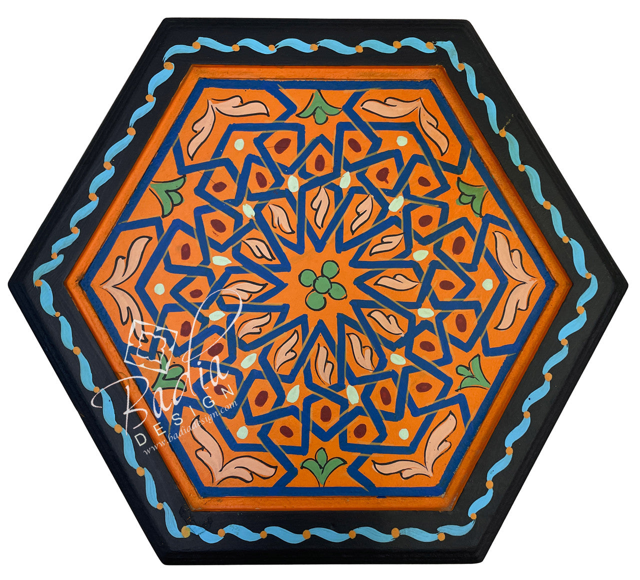 Colorful Hand Painted Side Tables