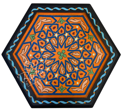 Colorful Hand Painted Side Tables