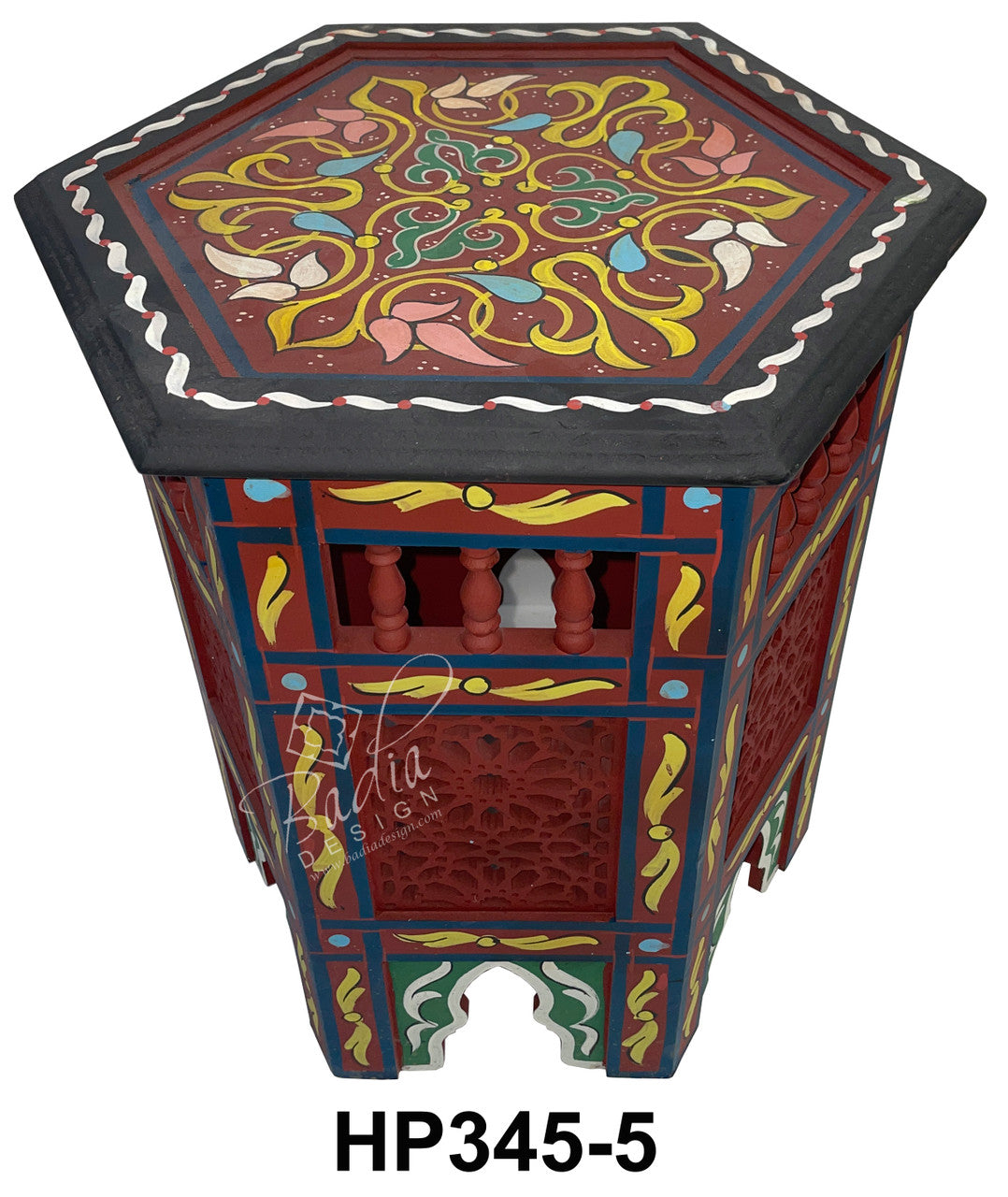 Colorful Hand Painted Side Tables