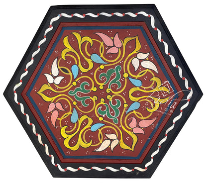 Colorful Hand Painted Side Tables