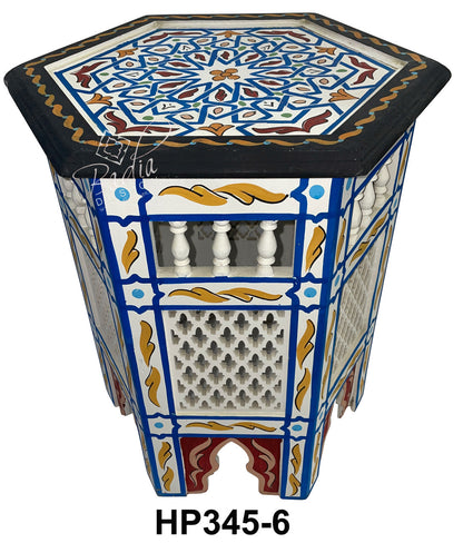 Colorful Hand Painted Side Tables