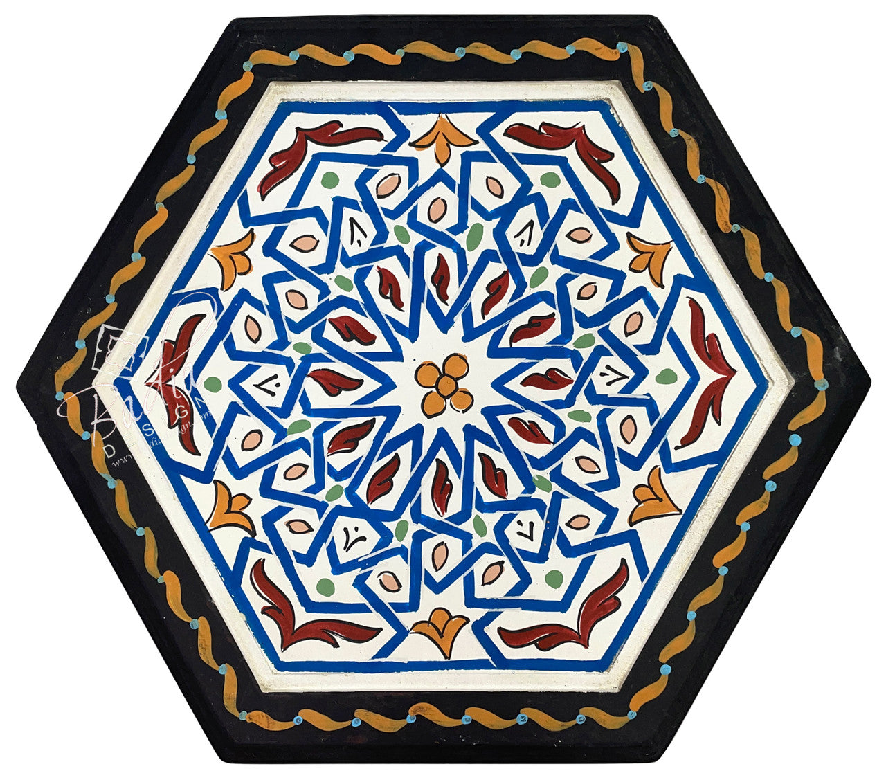 Colorful Hand Painted Side Tables