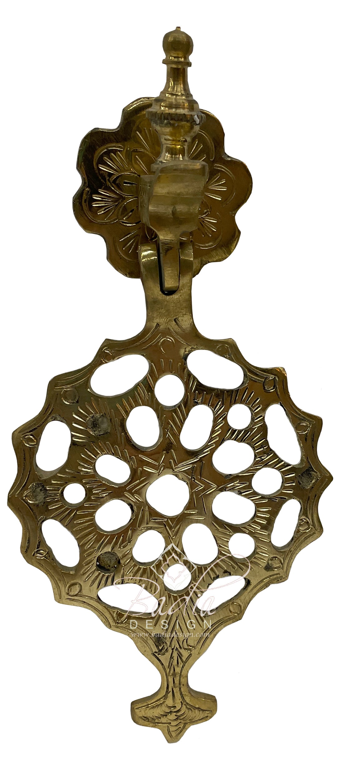 Moroccan Hand Designed Brass Door Knocker