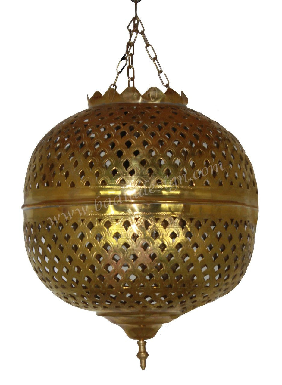 Honeycomb Moroccan Brass Lanterns