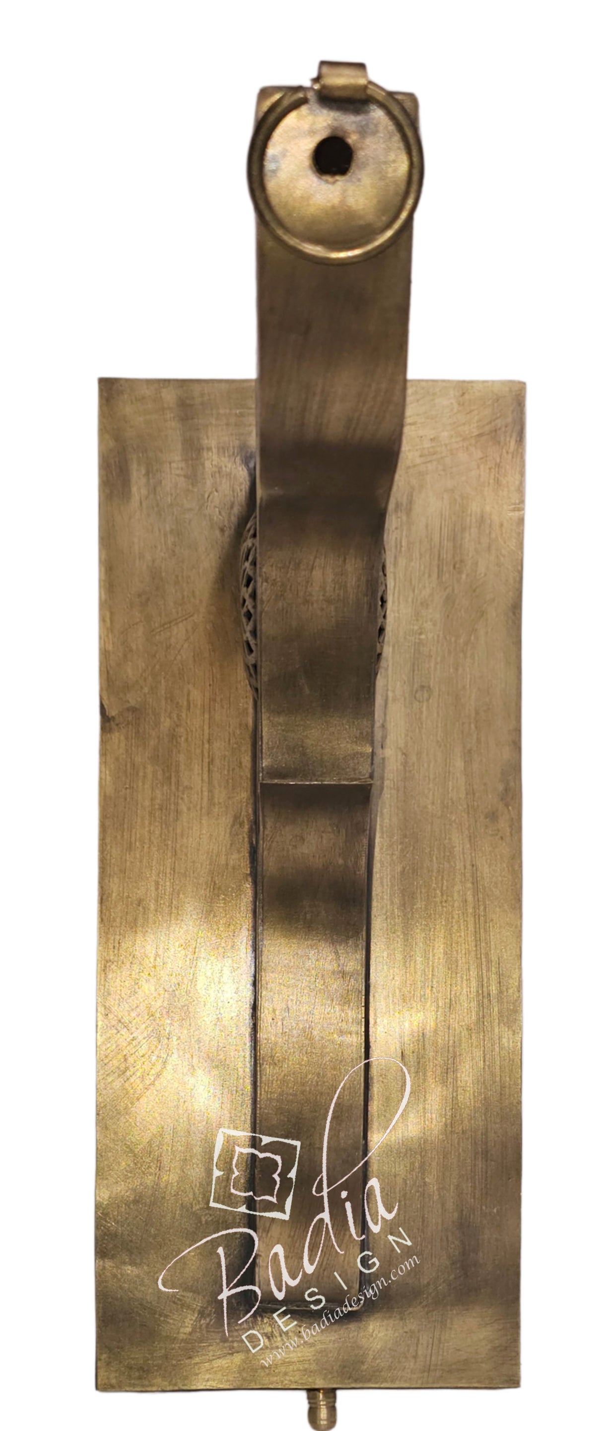Moroccan Intricately Designed Brass Wall Bracket