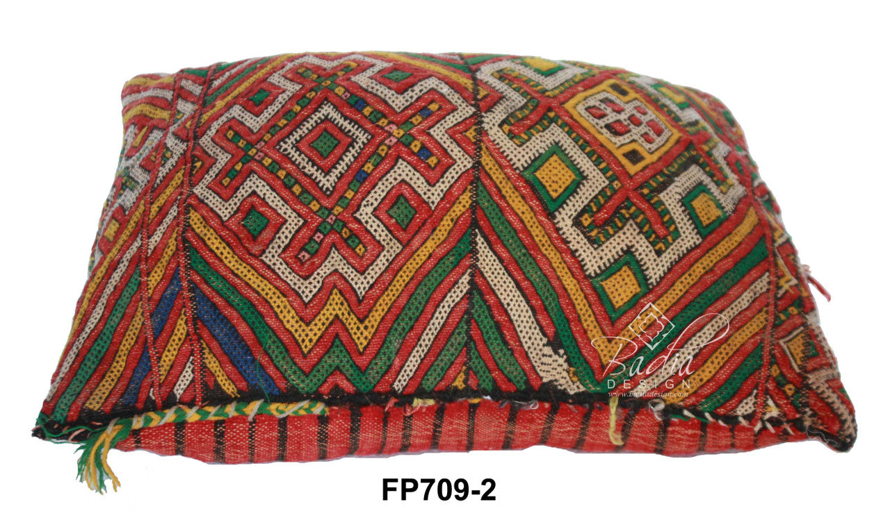 Rectangular Vintage Kilim Pillow