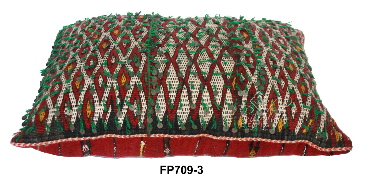 Rectangular Vintage Kilim Pillow