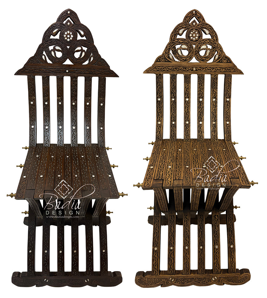 Mother of Pearl Inlay Chair