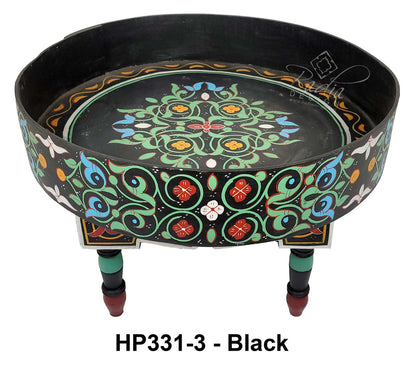 Multi Color Hand Painted Side Table