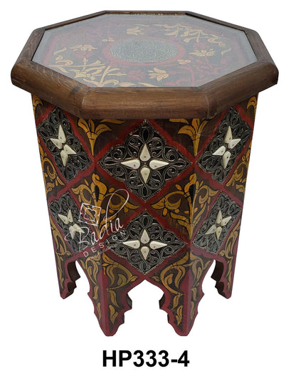 Multi Color Hand Painted Side Tables
