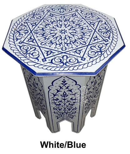 Multi Color Hand Painted Side Tables