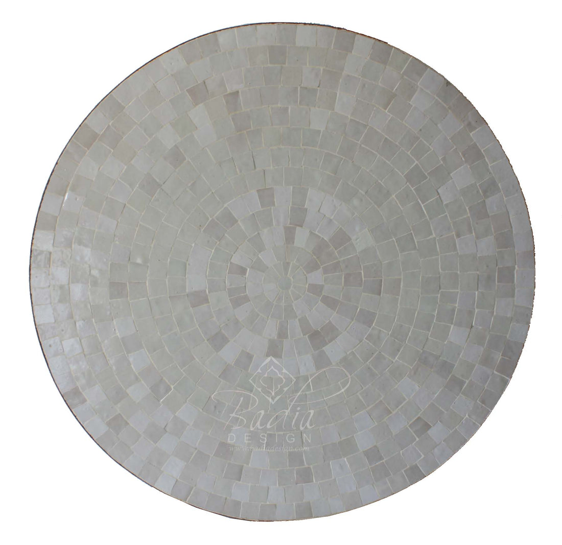 32" Moroccan Mosaic Tile Table Top