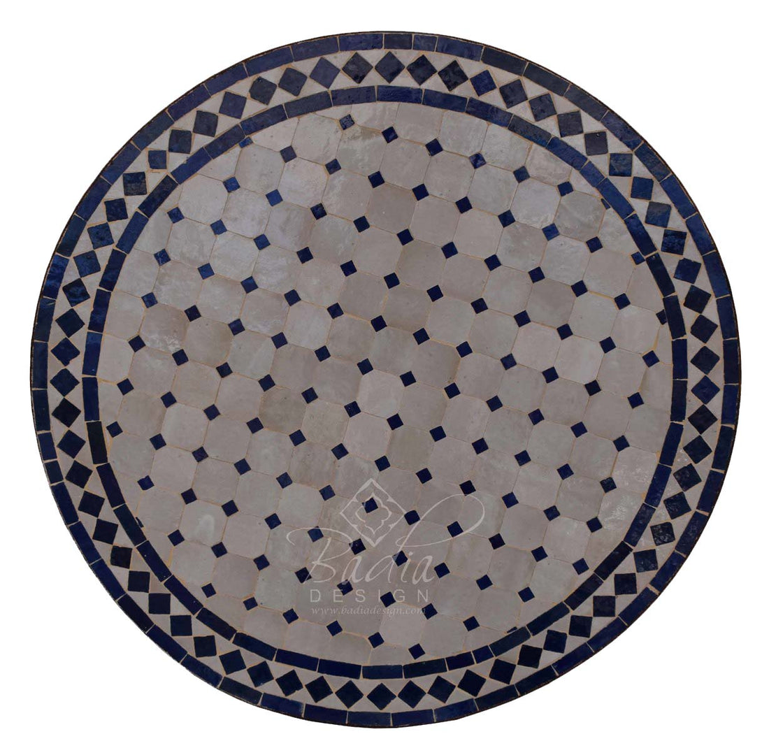 32" Round Mosaic Tile Table Top