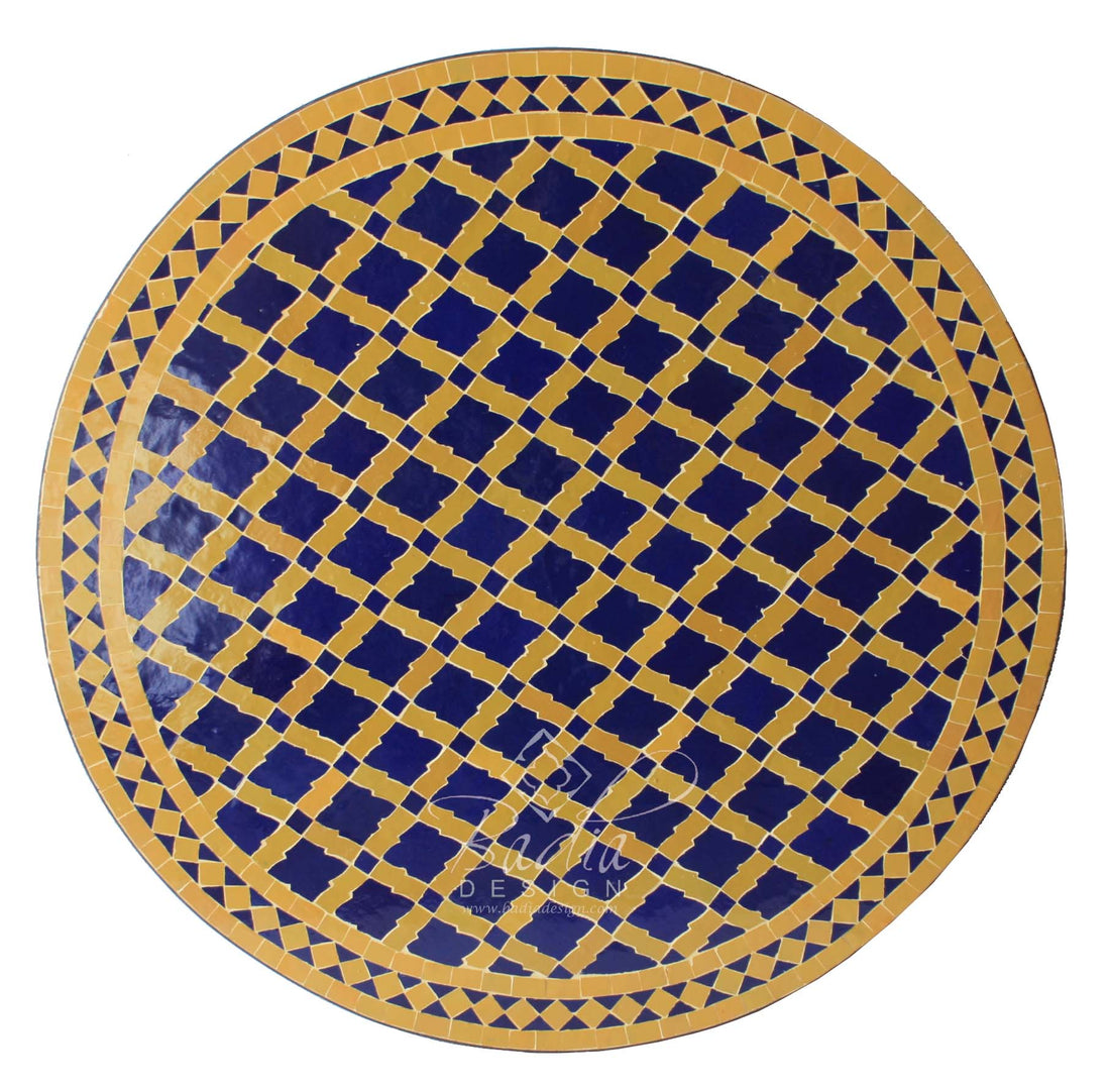 32" Moroccan Mosaic Tile Table Top