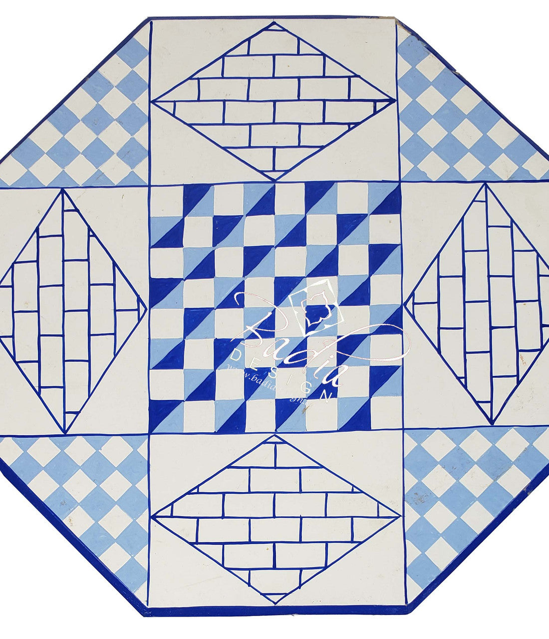 Multi Color Hand Painted Side Tables