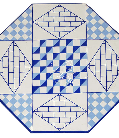 Multi Color Hand Painted Side Tables