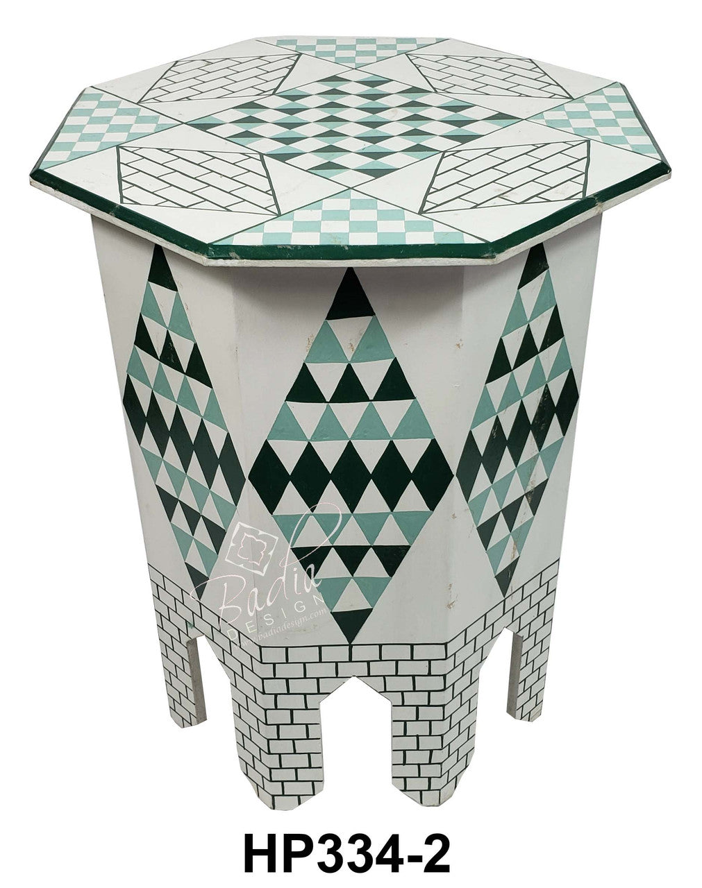 Multi Color Hand Painted Side Tables