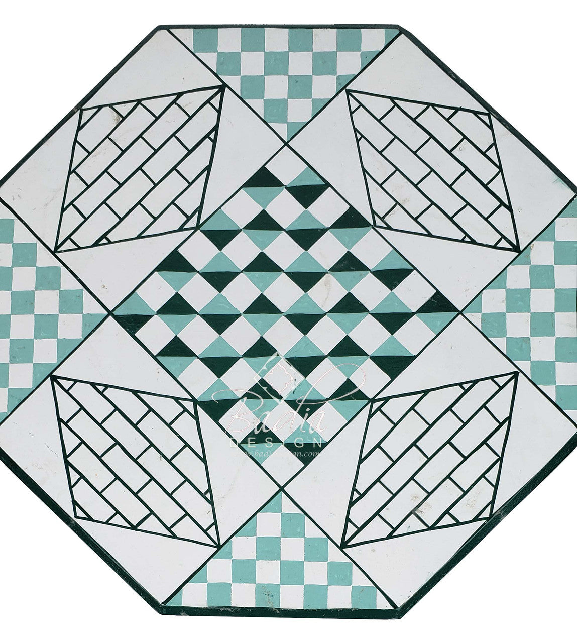 Multi Color Hand Painted Side Tables