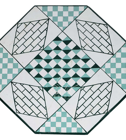 Multi Color Hand Painted Side Tables