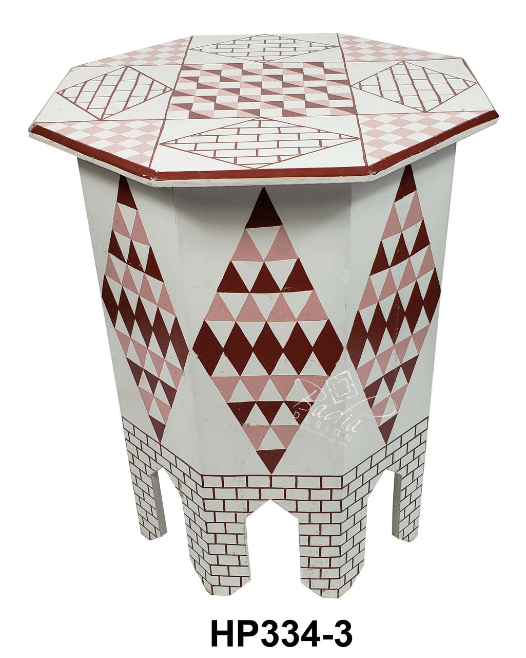 Multi Color Hand Painted Side Tables