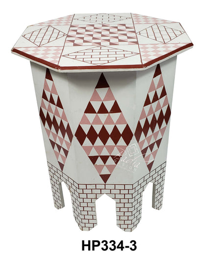 Multi Color Hand Painted Side Tables