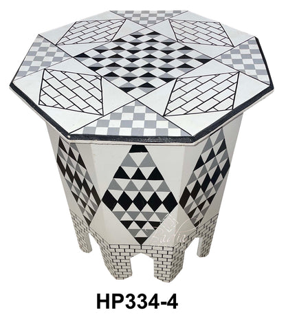 Multi Color Hand Painted Side Tables