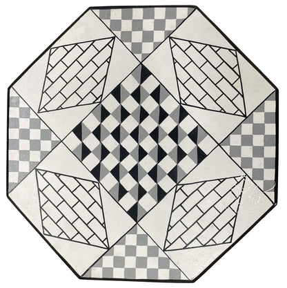 Multi Color Hand Painted Side Tables