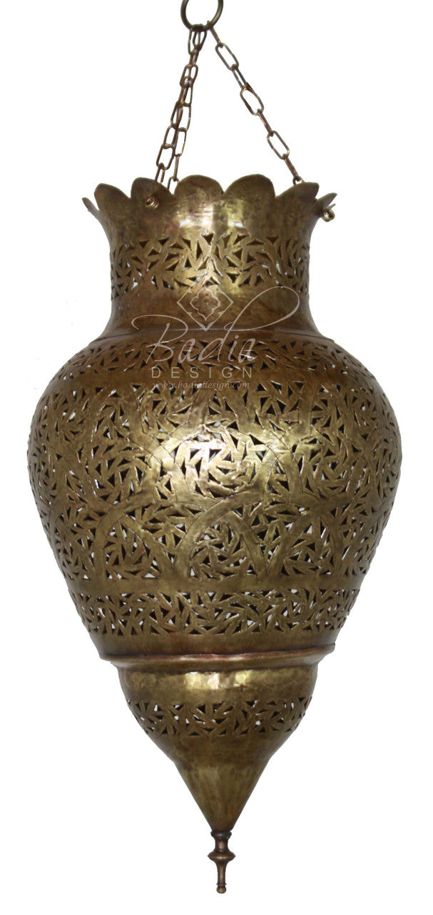 Cone Shaped Handmade Brass Lantern