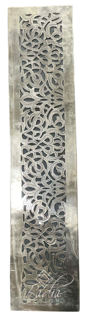 Rectangular Silver Wall Sconce