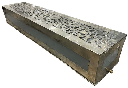 Rectangular Silver Wall Sconce