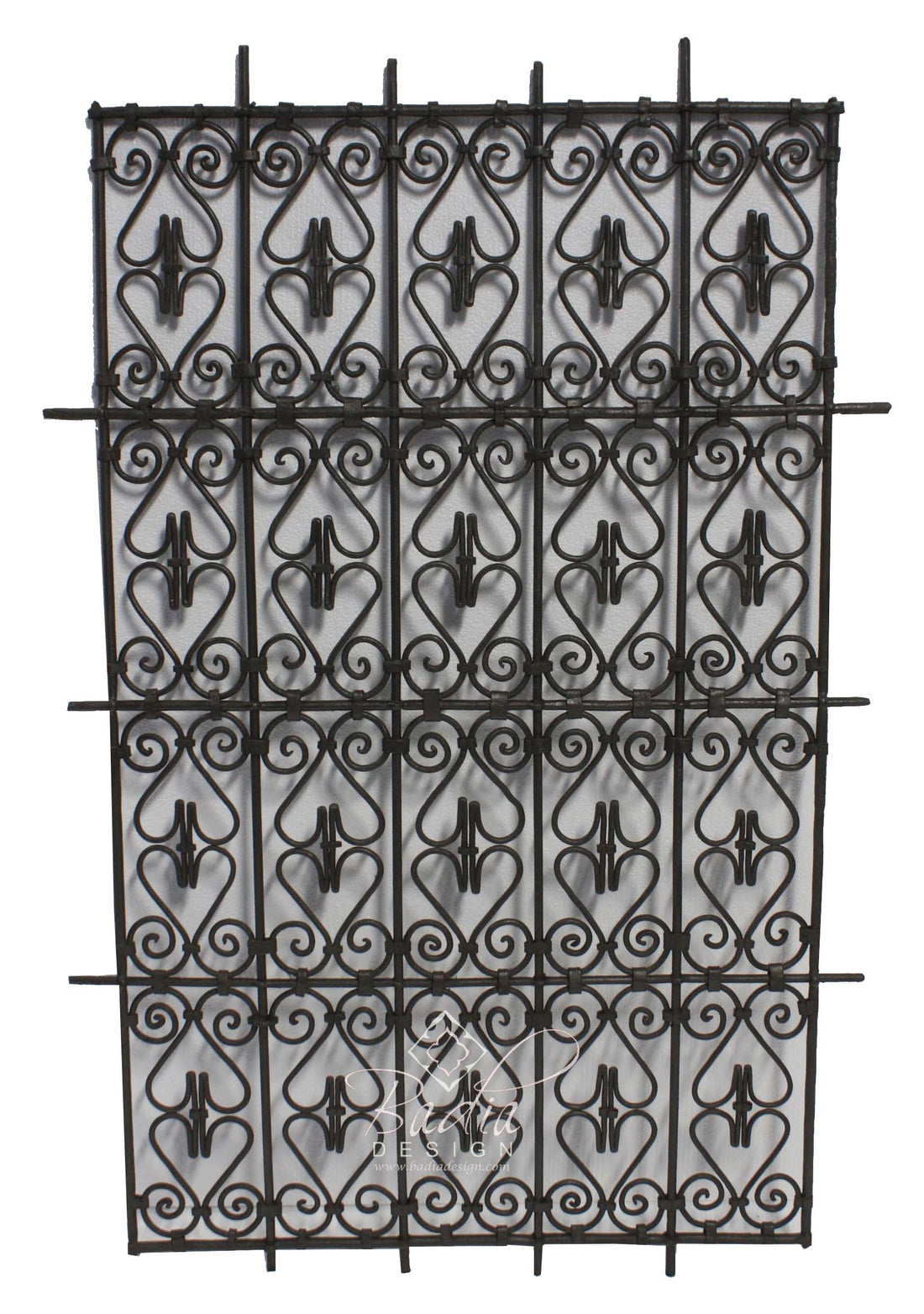 Rectangular Shaped Wrought Iron Panel