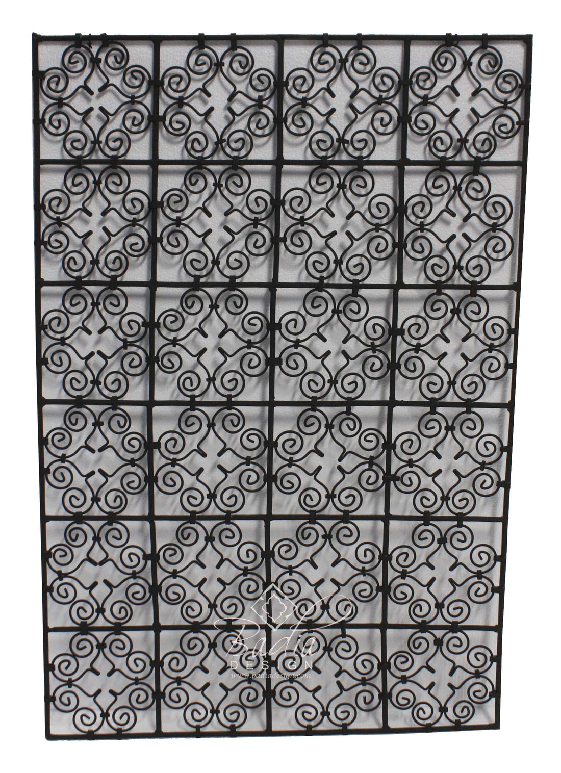 Rectangular Shaped Wrought Iron Panel