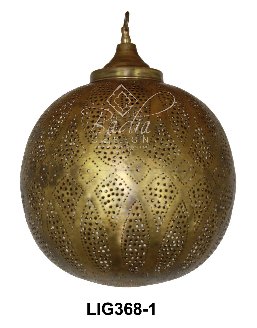 Moroccan Round Brass Ceiling Lights
