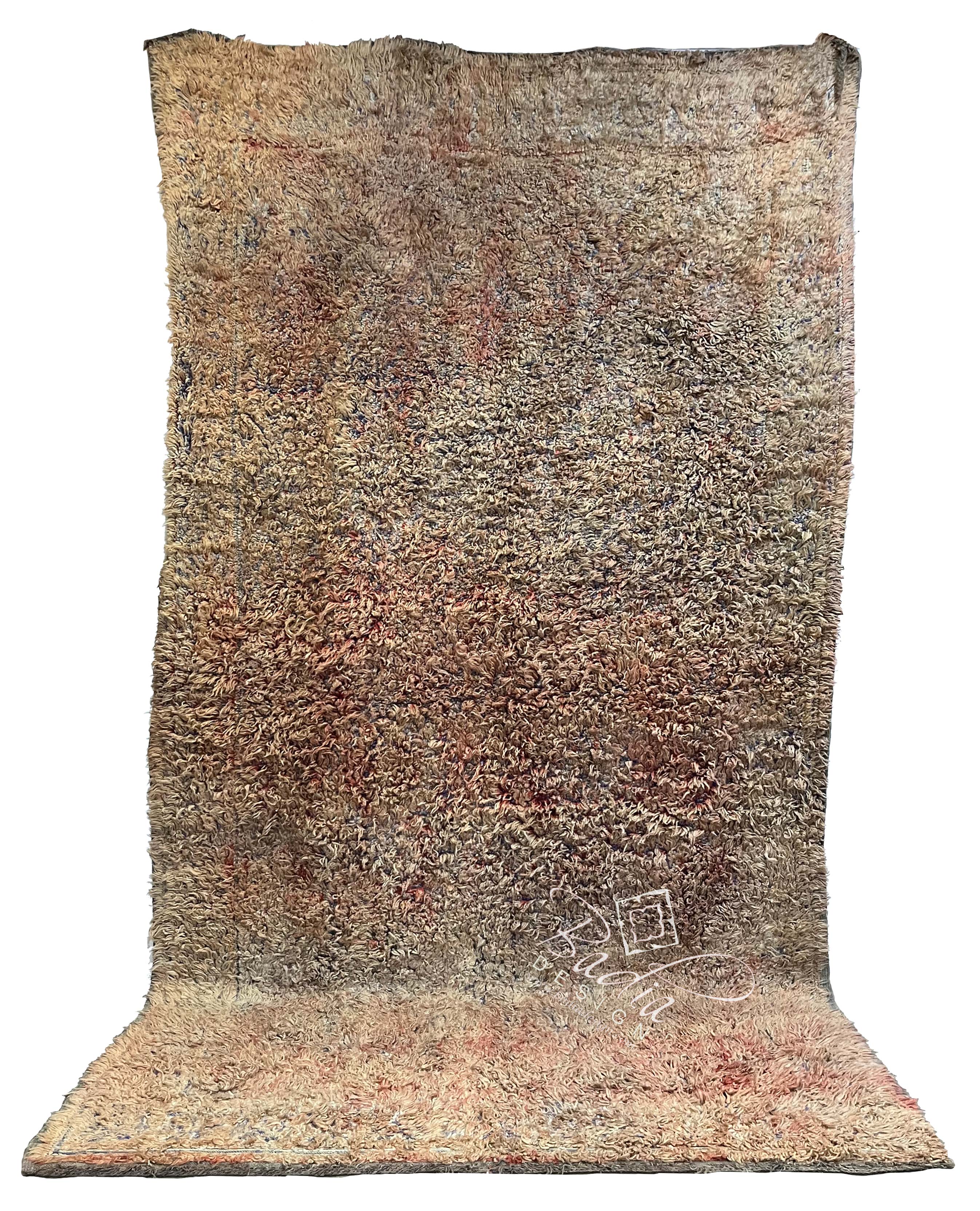 Large Multi-Color Moroccan Handmade Berber Rug