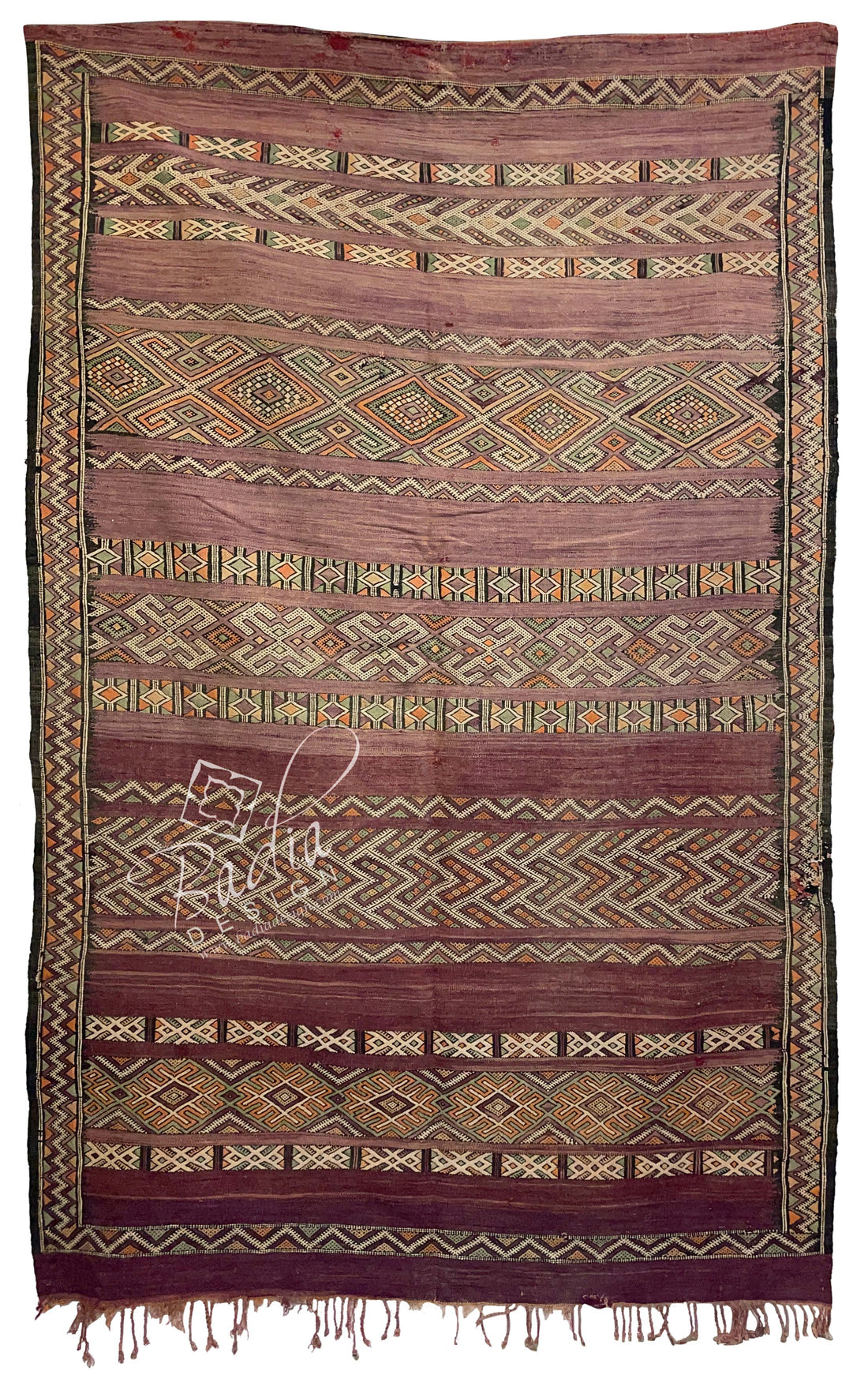 Vintage Multi-Color Kilim Rug