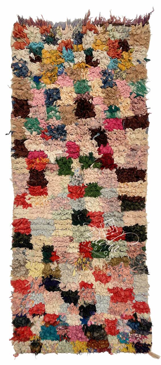 Long Multi-Color Shaggy Rug