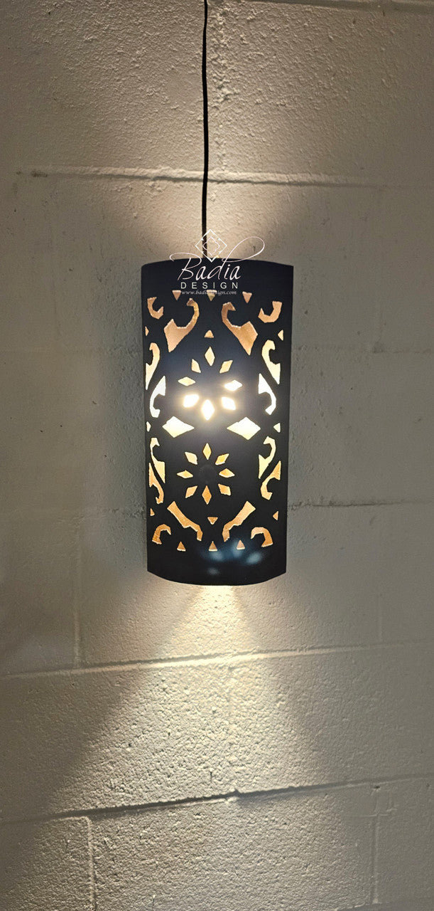 Rustic Iron Corner Wall Sconce