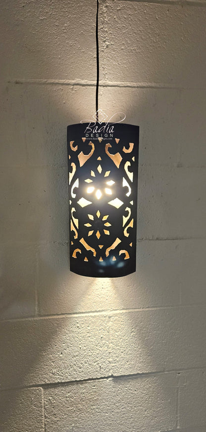 Rustic Iron Corner Wall Sconce