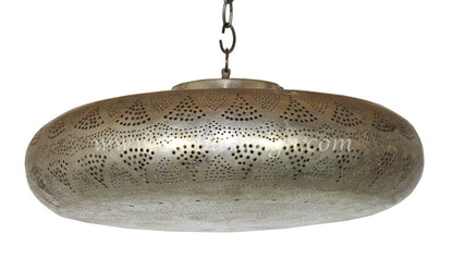 Saucer Shaped Silver Light