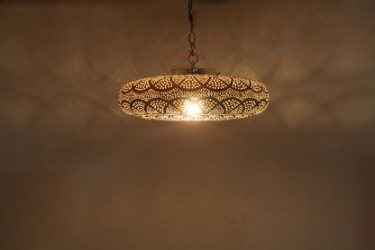 Saucer Shaped Silver Light