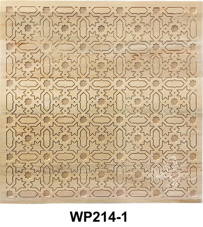 Square Hand Carved Wooden Panel