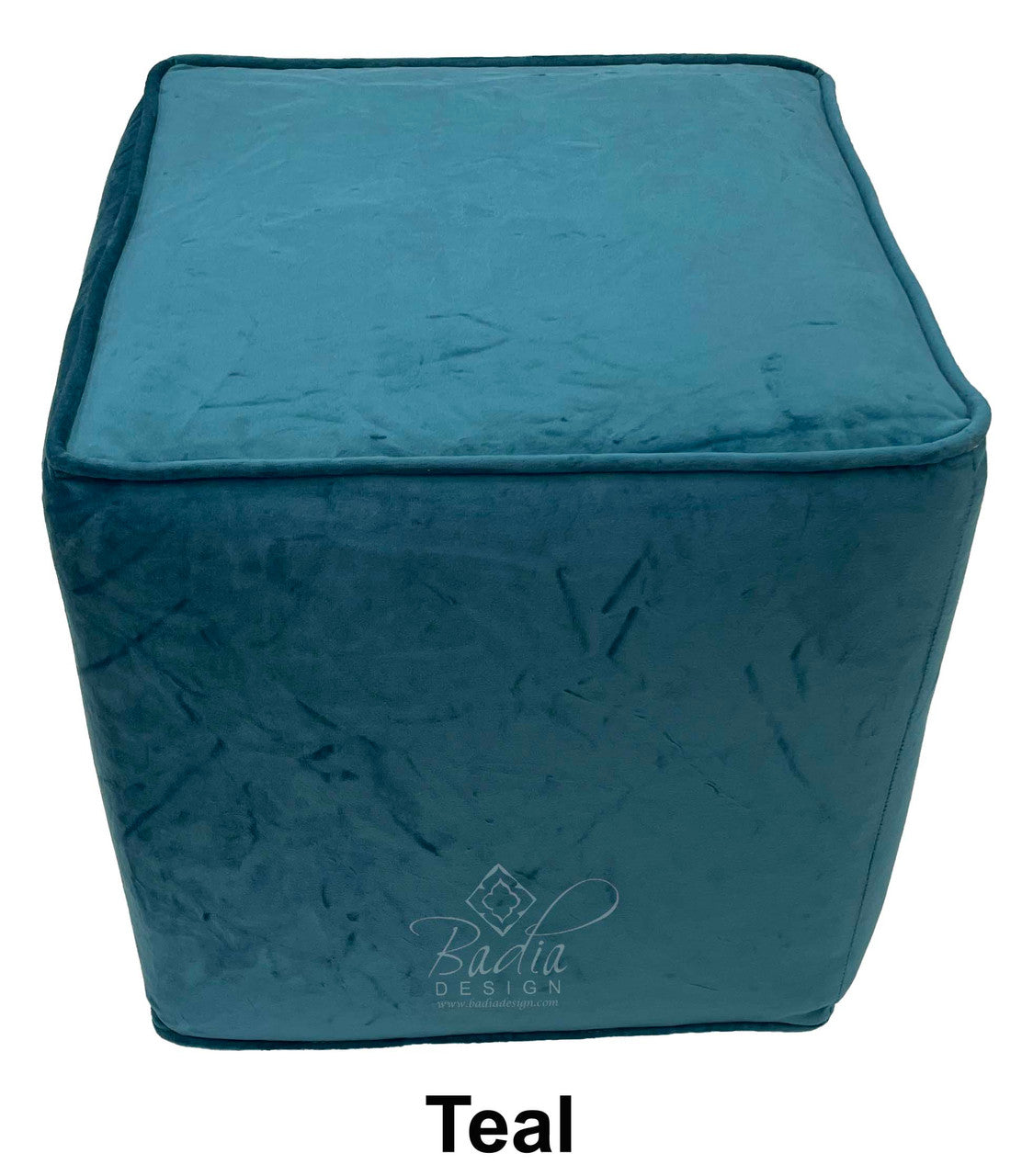 Square Shaped Fabric Ottoman