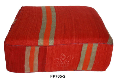 Square Shaped Kilim Floor Cushion