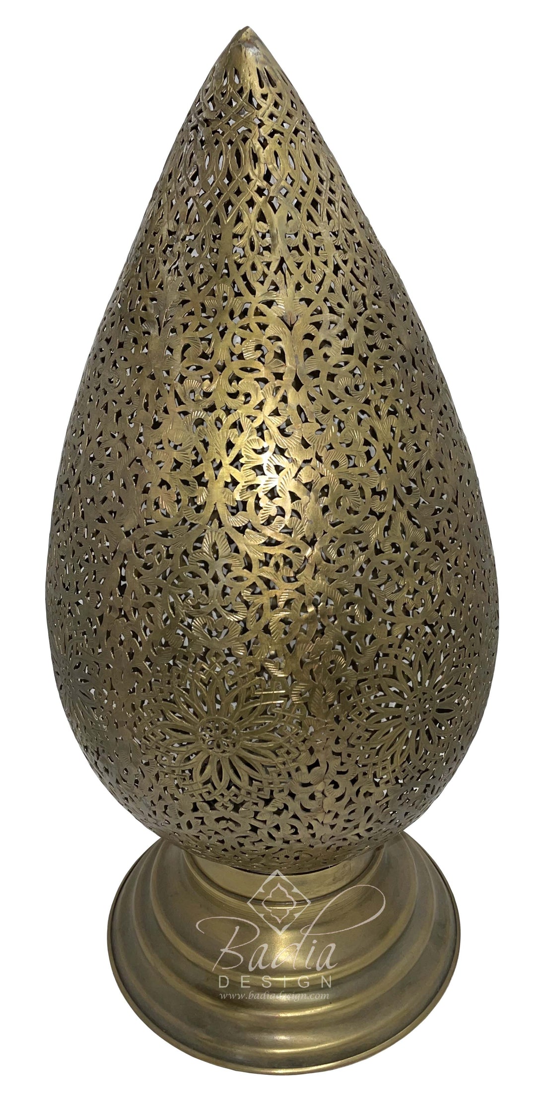 Intricately Designed Brass Tabletop Lantern