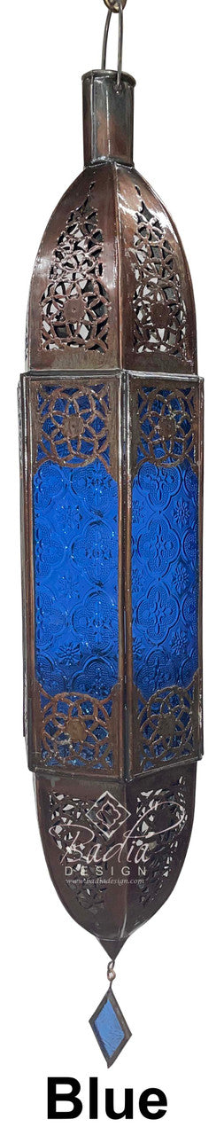 Tall Cylinder Shaped Glass Lanterns