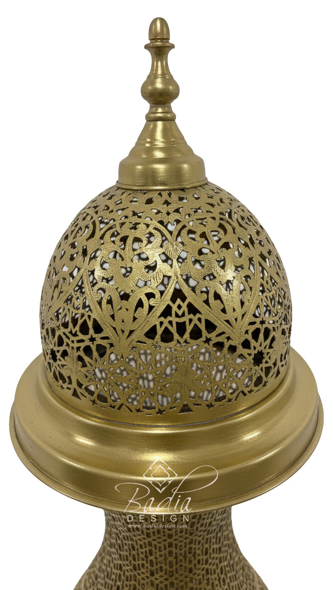 Tall Standing Brass Desktop Lamp