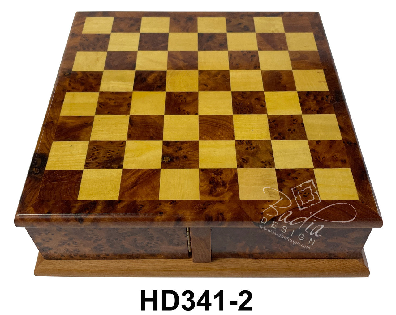 Thuya Wood Puzzle Box with Four Storage Compartments