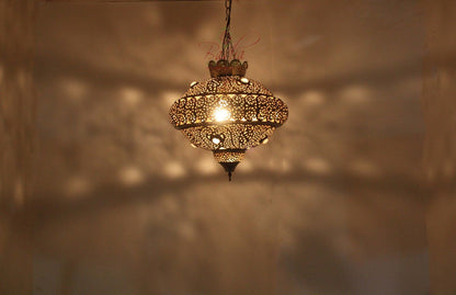 Oblong Shaped Brass Lantern