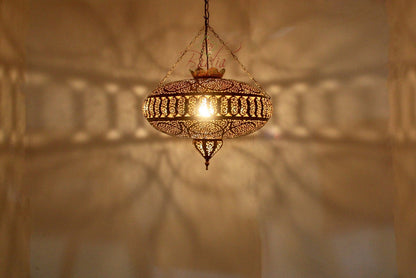 Oblong Shaped Brass Lantern