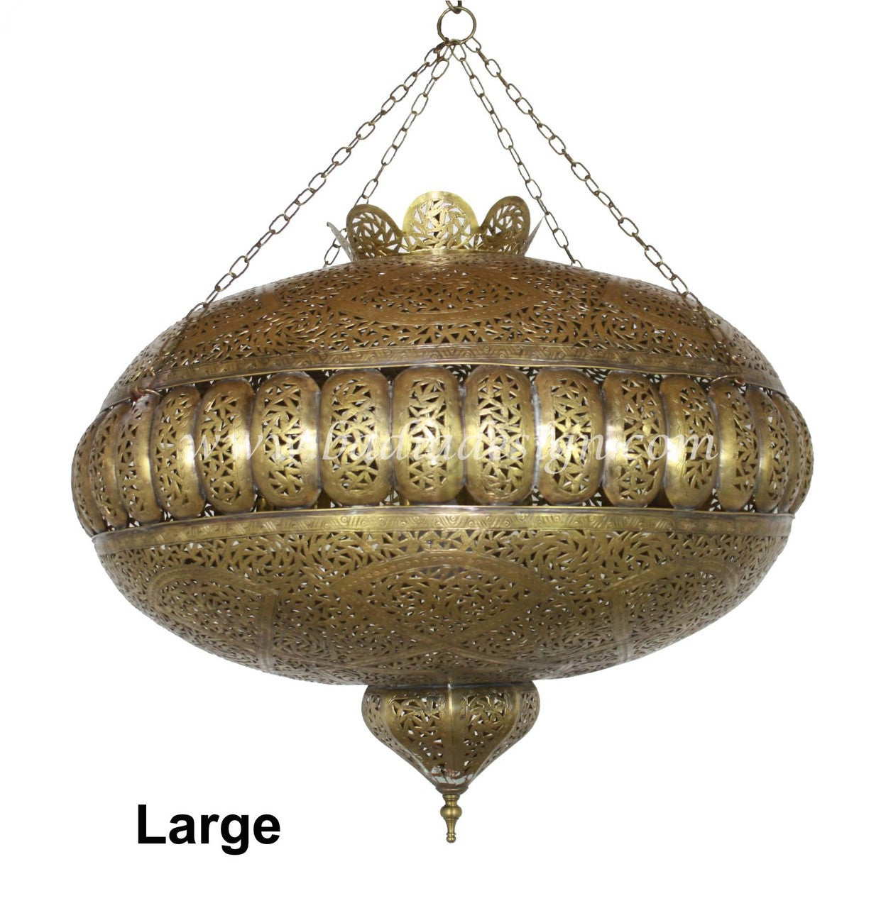 Oblong Shaped Brass Lantern